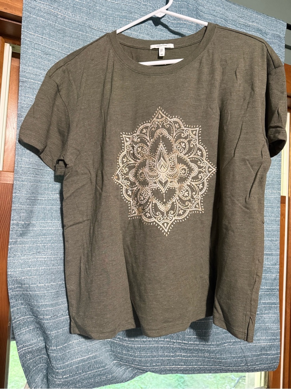 Maurices Olive Mandala Short-Sleeve Tee